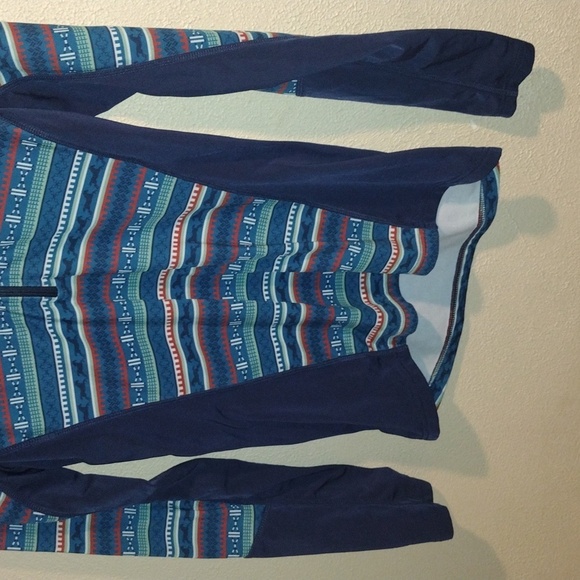 Kerrits Riding Gear Athletic 1/4 Zip Pullover Horse Fence Design Equestrian XS - Picture 4 of 9